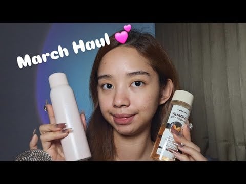 ASMR March Haul 🤍 Mostly Beauty Items