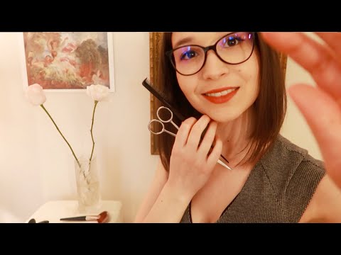 🚿 ROLEPLAY COIFFEUR ✂️ hairdresser ( mesures, shampouinage, brossage, coupe, brossage, séchage…)