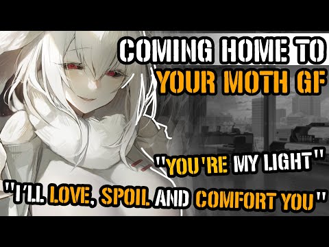 【ASMR ROLEPLAY】Coming Home To Your Moth Girlfriend [F4M] [Binaural]  [Sleep Aid] [Monster Girl]