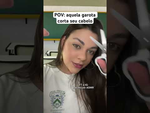 POV: aquela garota corta seu cabelo #humor #shorts