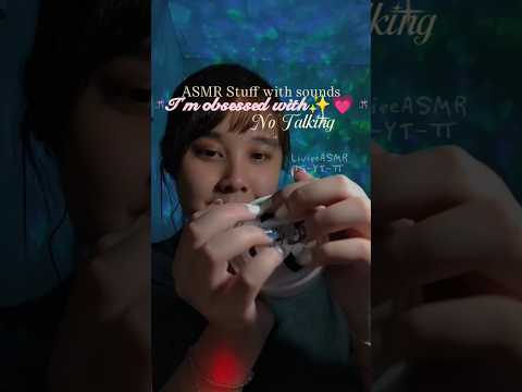 ASMR Stuff with sounds I'm obsessed with ✨💗 #asmr #tapping #scratching #tappingasmr