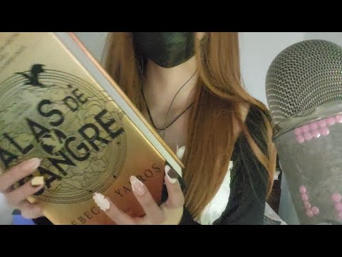 asmr español ♡ unboxing de mis libros jeje | tapping, mouth sounds