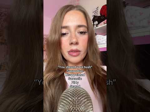 ASMR acting challenge