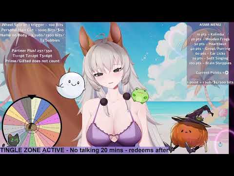 VTuber ASMR NO TALKING - Tingle Zone Compilation - 10/17/23 - Crinkles, Taps, Squishy, ETC