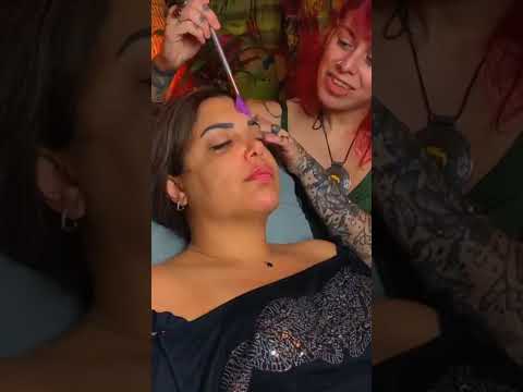Gentle ASMR face tracing massage #asmrmassage #asmr #asmrsounds #realpersonasmr #relaxation #sleep