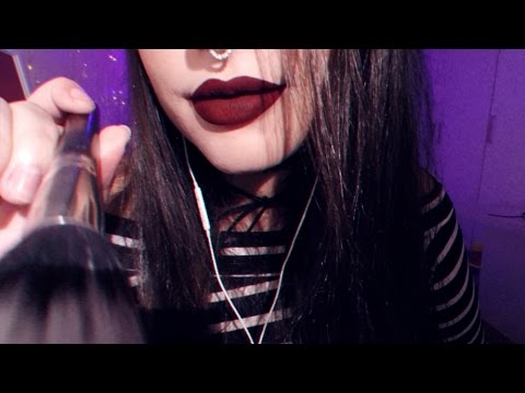 ASMR ♡ new mic test!!! whispering and mic brushing! 💖