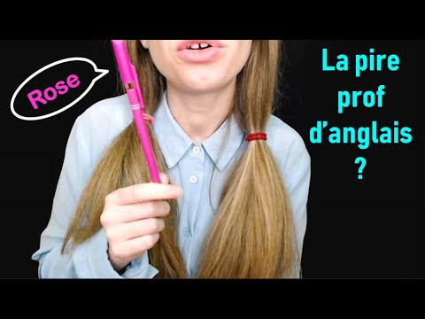 [ASMR français] Roleplay La pire prof d'anglais - english learning - soft spoken
