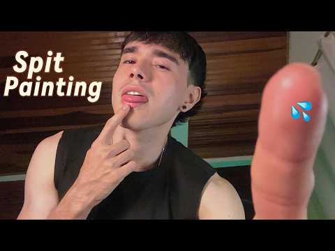 30 Minutes of pure Intense  Spit Painting 👅💦 ASMR