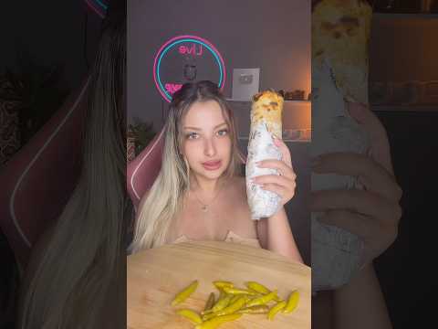 Hatay usulü dürüm yiyoruz 🤤 #shorts Türkçe ASMR #mukbang
