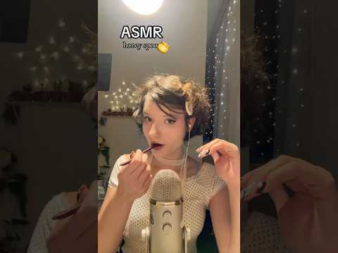 𑣲ASMR || honey spoon 🍯🥄