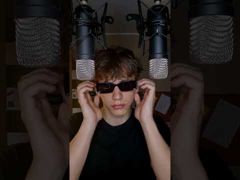 Tapping on sunglasses ASMR  #asmr #relax #visualtingle #asmrsounds