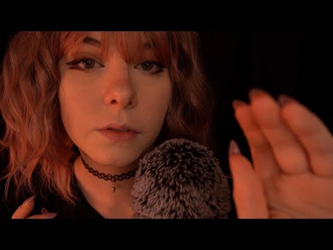 slow ASMR to help you fall asleep - soft whispering, personal attention, fluffy mic