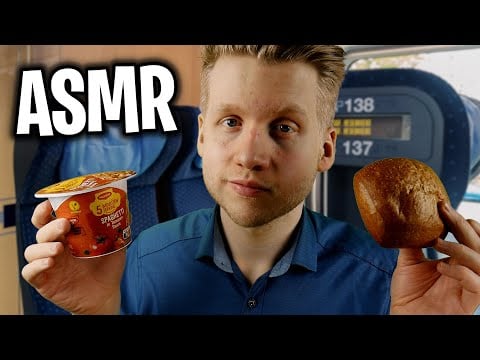ASMR | 2. Klasse Deutsche Bahn Zug-Mitarbeiter Roleplay