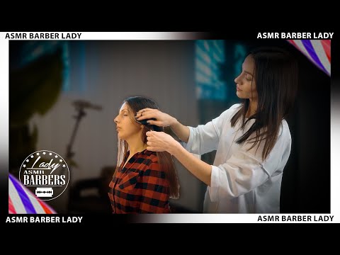 💈 ASMR Scalp Massage by Barber Lady Adel