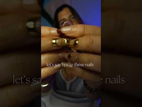 ✨ultra satisfying✨ popping off press ons #asmr #satisfying #nails