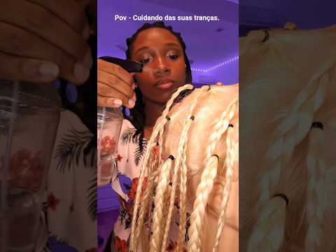 ASMR - Oi! Posso cuidar das suas tranças? #asmr #pov #shortvideo #asmrshorts