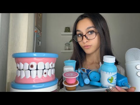 ASMR| You go to the DENTIST for CAVITIES and a CLEANING😳