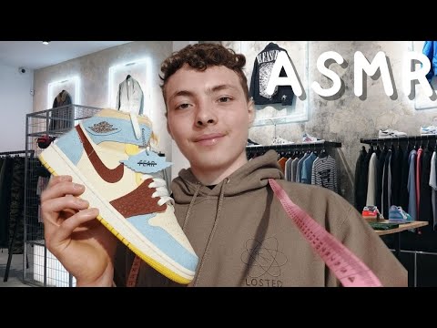 ASMR FR: Roleplay👕Vendeur d'outfit AJ1 Maison Château Rouge👕