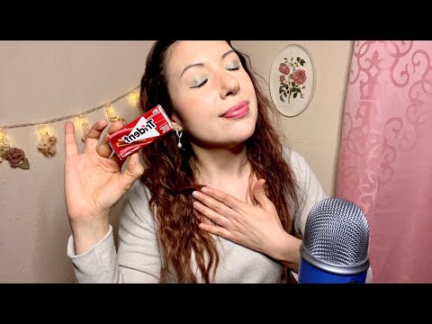 ASMR con CHICLE - Calmo tu Mente con Palabras Positivas | ASMR para DORMIR Bien