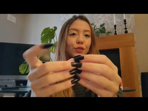 ASMR comprinhas da viagem Londres e Irlanda (tapping, sons de unhas, conversas)