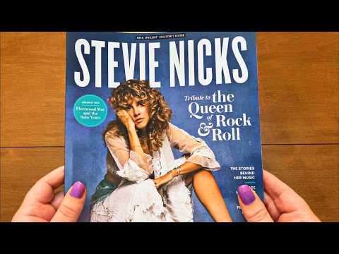 Stevie Nicks Magazine Look-Through 🎤ASMR ( Re- Upload)