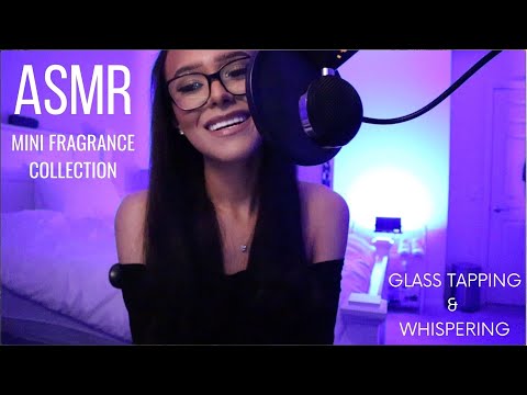 ASMR | My Perfume Collection | Whispering + Glass Tapping