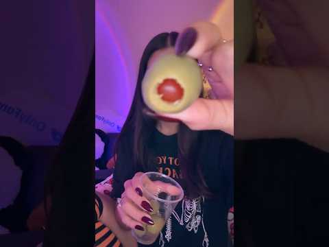 Okay next time I’m not sharing 😔 #chewingsounds #olives #asmr