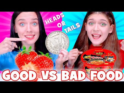 ASMR Good Food VS Bad Food Challenge Mukbang