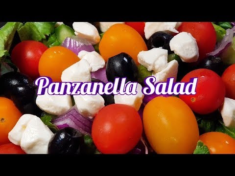 🔴ASMR. Panzanella Salad Mukbang 🥗 Eating Sounds 🥒🍅🧀