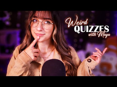 ASMR | Asking You Random Questions from Weird Quizzes 😳 Can you answer all of them? 🤭