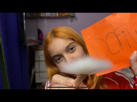 ASMR CON DISTINTOS TRIGGERS| BROCHA + TAPPING y más| SOFIWI