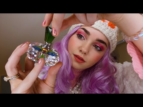 Vintage Perfume Bottles + Soft Sounds 💕 asmr