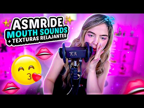 ASMR DE MOUTH SOUNDS + TEXTURAS RELAJANTES 👄 | Staryuuki