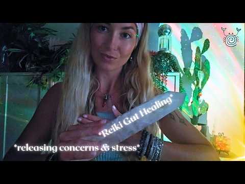 Reiki for Gut Healing & Inner Trust ✨ Crystal Healing, Confidence Affirmations & Stress Release