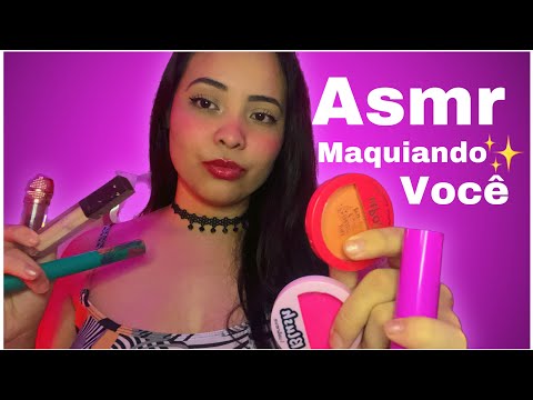 Asmr Maquiando Você Pra Festa 💃🏻