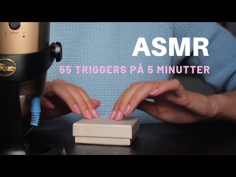 ASMR • 55 triggers på 5 min✨ Mest tapping 🤗