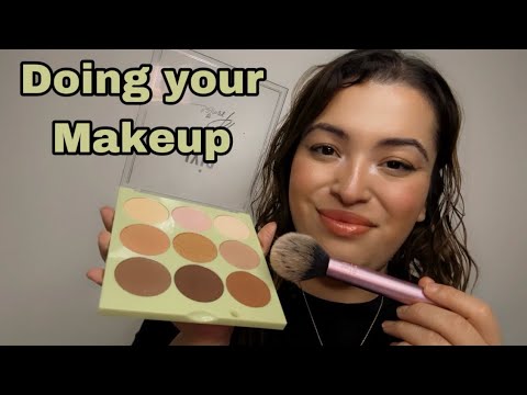 ASMR| Besties does your makeup 💄- some rummaging sounds