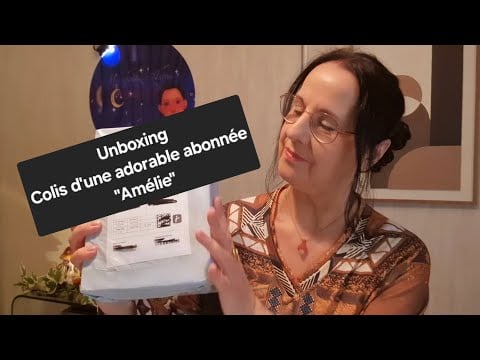 ASMR français, unboxing ! Colis d'une adorable abonnée, "Amélie" ❤️🙏😘🥰