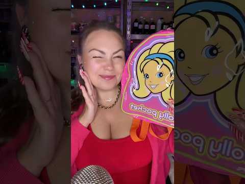 Vintage Polly Pocket Bag🩷 #asmr #asmrsounds #tingles #bestlifebybrooke #sleepaid #nostalgia #y2k