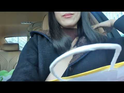 ASMR car tapping with no talking 🚘 camera tapping, camera touching, fabric scratching, nail tapping