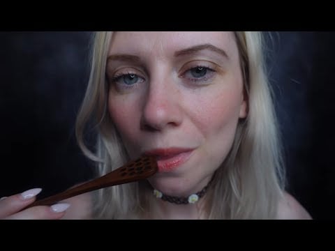 ASMR - Close Up Slow Mouth Sounds 🌙 Ear to Ear Whispers
