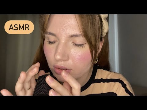 Самое мурашечное АСМР 🥰 звуки рта ✨ неразборчивый шепот ✨ мягкий таппинг ✨ прикосновения ✨