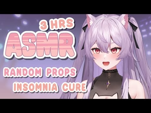 【ASMR】3 Hrs of Random Props to Melt Your Brain and Cure Your Insomnia ✨