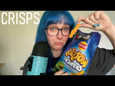 ASMR Eating Crunchy Cheesy Wotsits Crisps (Taste Test) 🧀