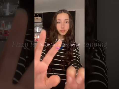 Asmr for sleep ( fizzy lotion + camera tapping ) #asmr #relax #tingles #triggersforsleep #sleep