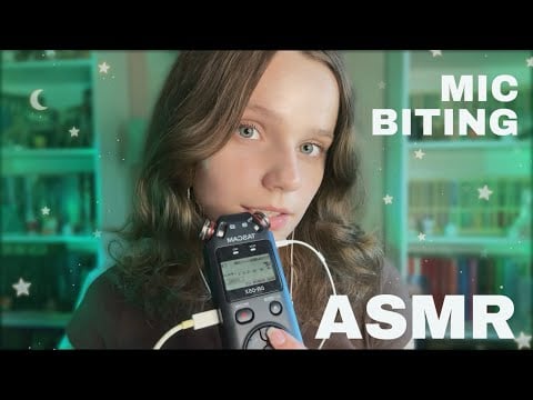 ASMR Tascam Biting & Mouth Sounds 👄 99,9% tingles