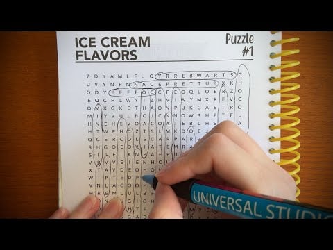 Word Search ASMR | Soft Spoken