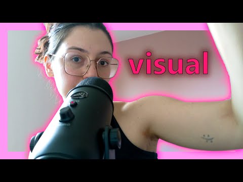 ASMR visual (camera adjusting, positive affirmations)