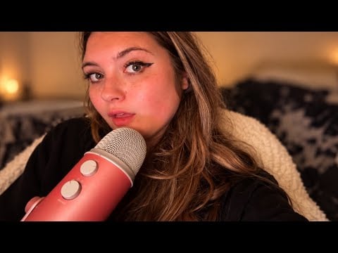 tingliest mouth sounds at 100% gain sensitivity, minimal rambling, trigger words, inaudible whispers