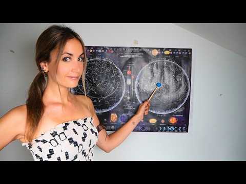 Una lezione davvero spaziale 🪐 | ASMR ITA | Astronomy Lesson ☾ Miti & Pianeti